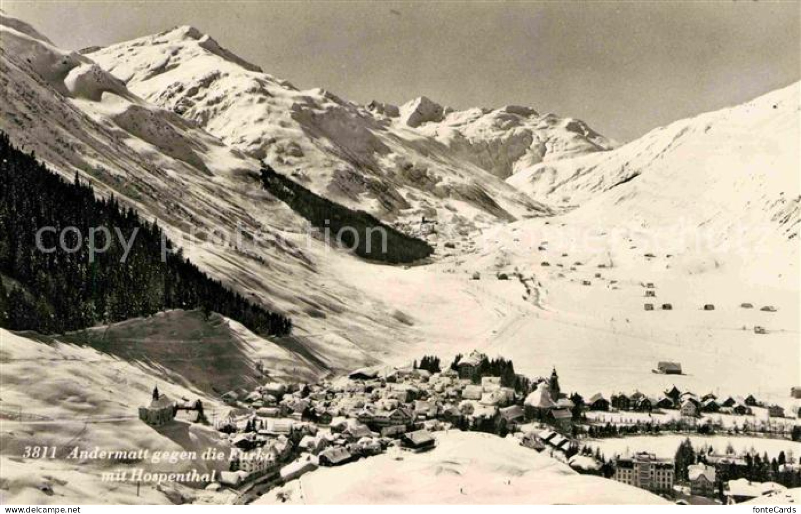 12639723 Andermatt Furka Hospenthal Winter Andermatt - Andere & Zonder Classificatie