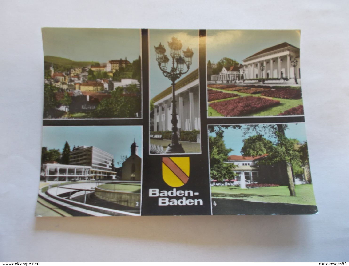 BADEN BADEN ( ALLEMAGNE GERMANY ) BADER NEUES SCHLOB  KURHAUS NEUES KURMITTELHAUS TRINKHALLE KURGARTEN - Baden-Baden