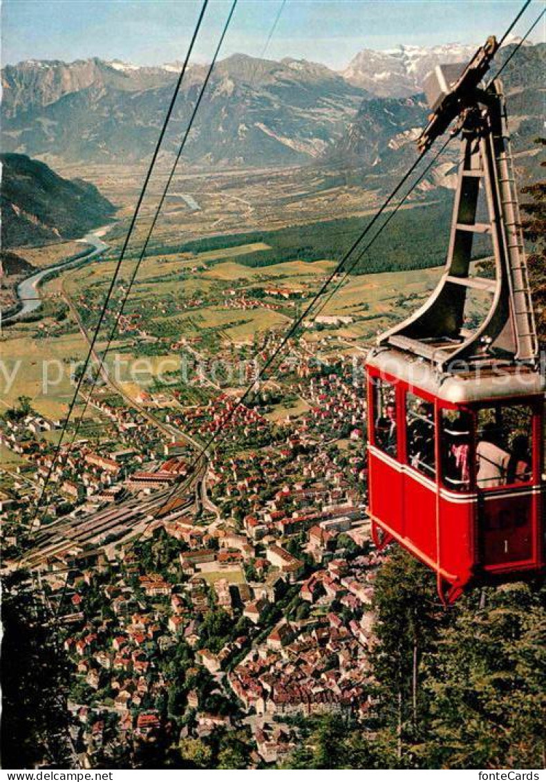 12639122 Chur GR Mit Herrschaft Luftseilbahn Brambrueesch Chur - Autres & Non Classés