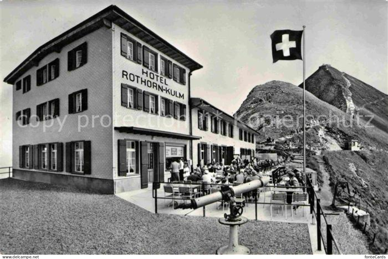 12638584 Brienzer Rothorn BE Hotel Restaurant Mit Gipfel Brienzer Rothorn BE - Other & Unclassified