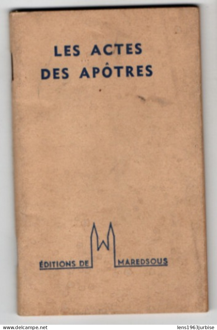 Les Actes Des Apôtres , Editions De Maresous - Religion