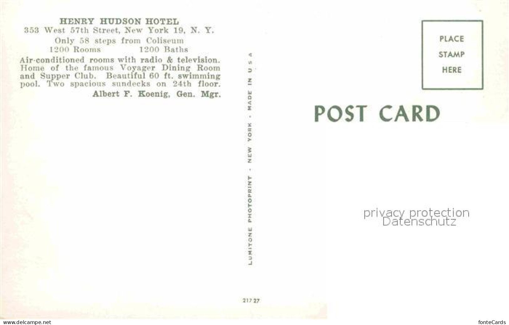 12638578 New_York_City Henry Hudson Hotel - Other & Unclassified