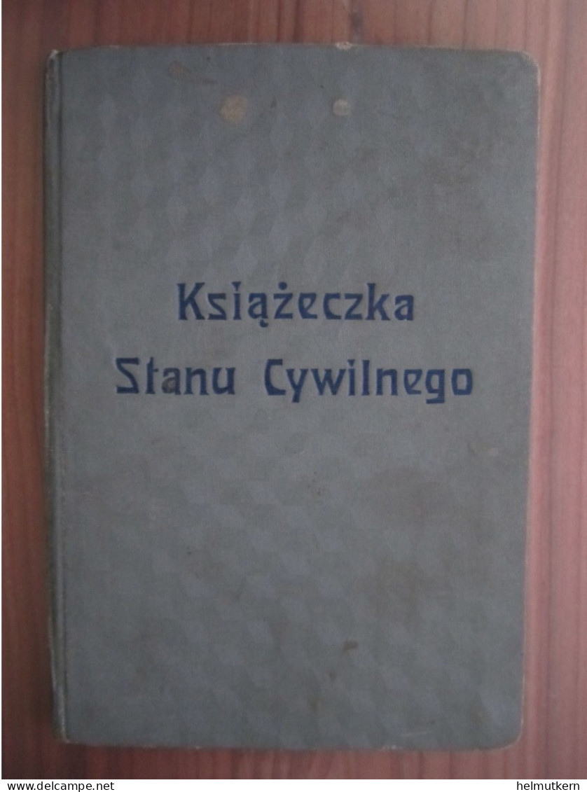 Ksiazeczka Stanu Cywilnego - Personenstandsheft - 1950 - 1955 - Gleiwitz - Schlesien - Polen - Documenti Storici