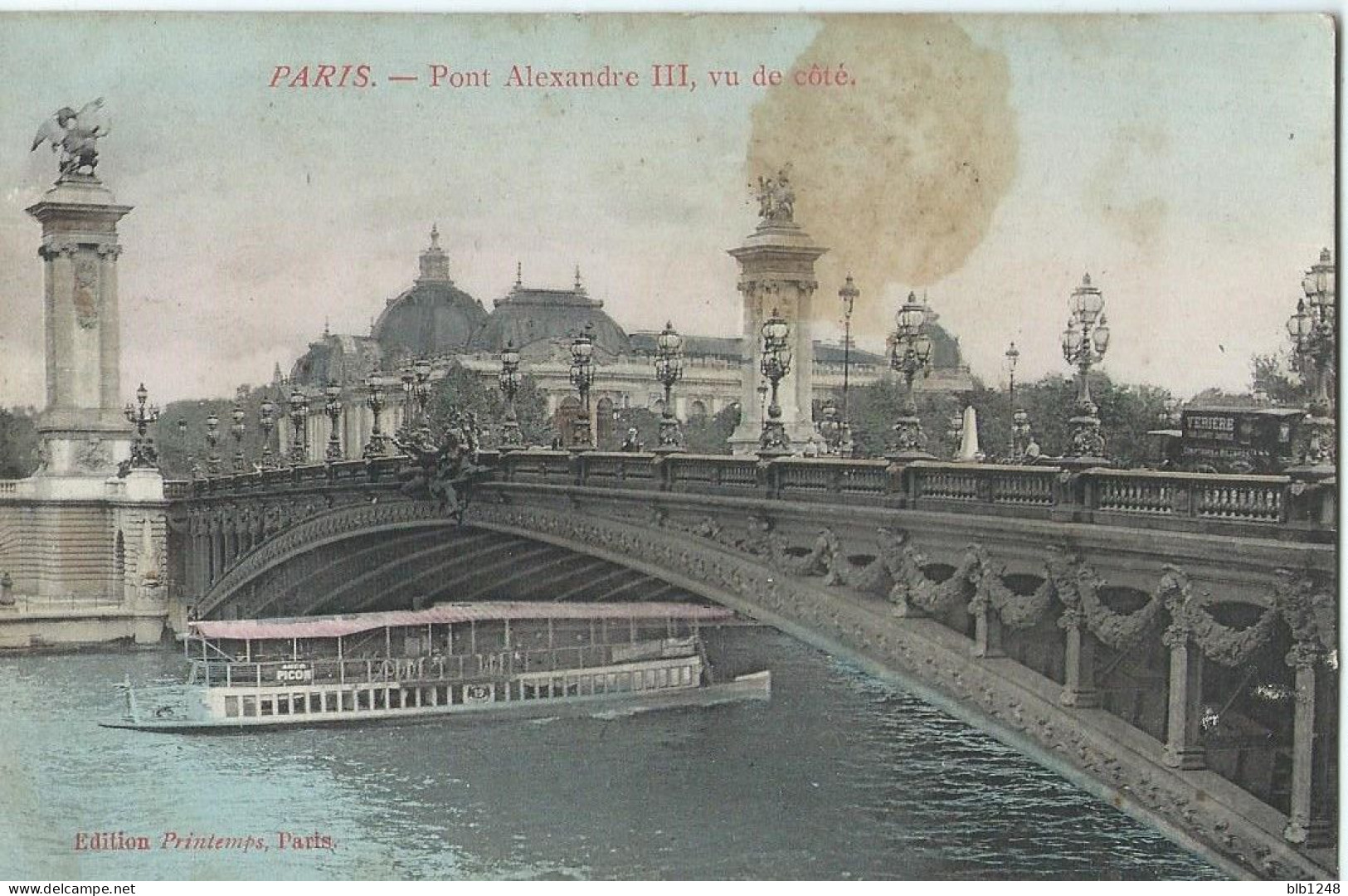 75 PARIS Pont Alexandre III - El Sena Y Sus Bordes