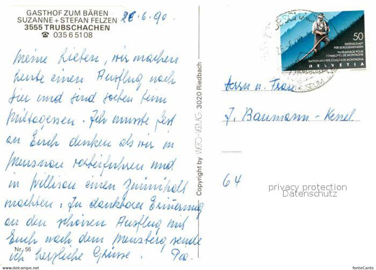 12636562 Trubschachen Gasthaus Zum Baeren Felzen Trubschachen - Autres & Non Classés