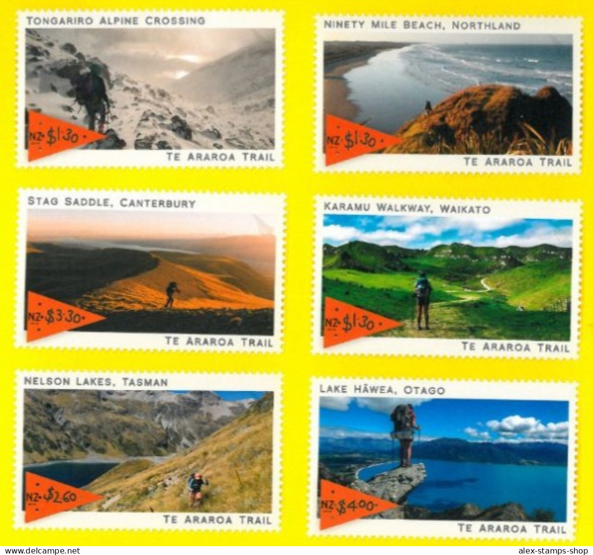 NEW ZEALAND 2019 TE ARAROA TRAIL NEW 6 STAMPS - SERIE DI 6 VALORI NUOVI - Nuevos