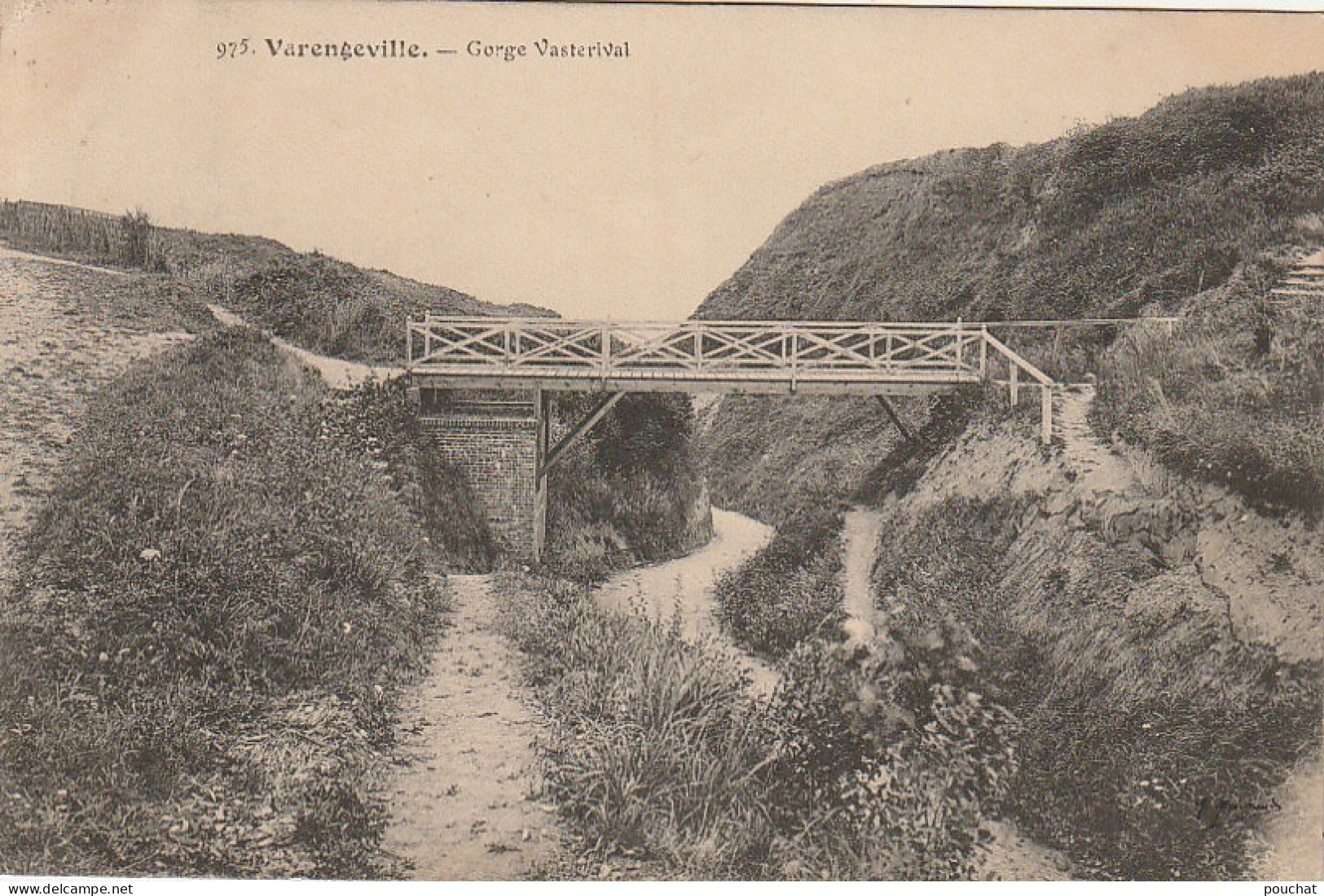 JA 9 -(76) VARENGEVILLE - GORGE VASTERIVAL - 2 SCANS  - Varengeville Sur Mer