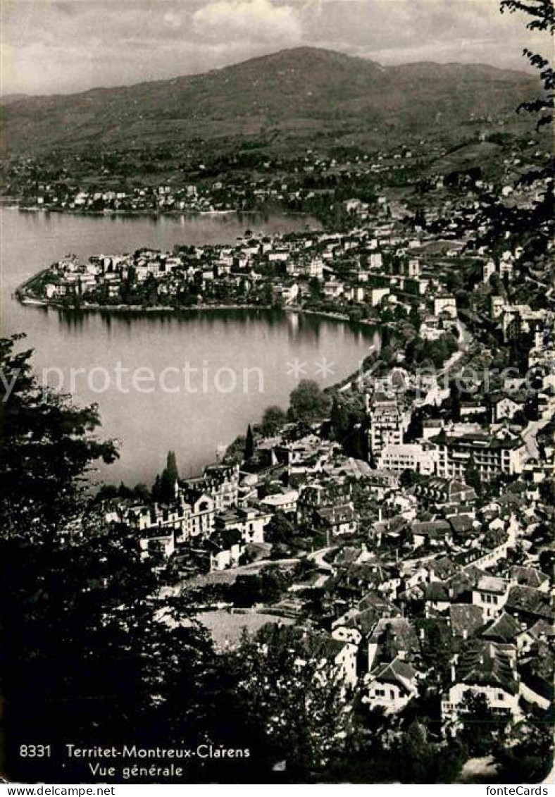 12636263 Territet Montreux Mit Clarens Panorama Territet Montreux - Sonstige & Ohne Zuordnung