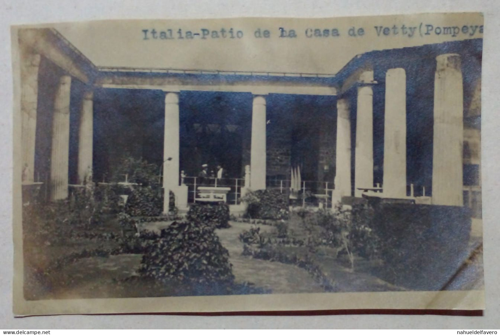 Photographie - Cour De La Maison De Vetty, Pompéi. - Lugares