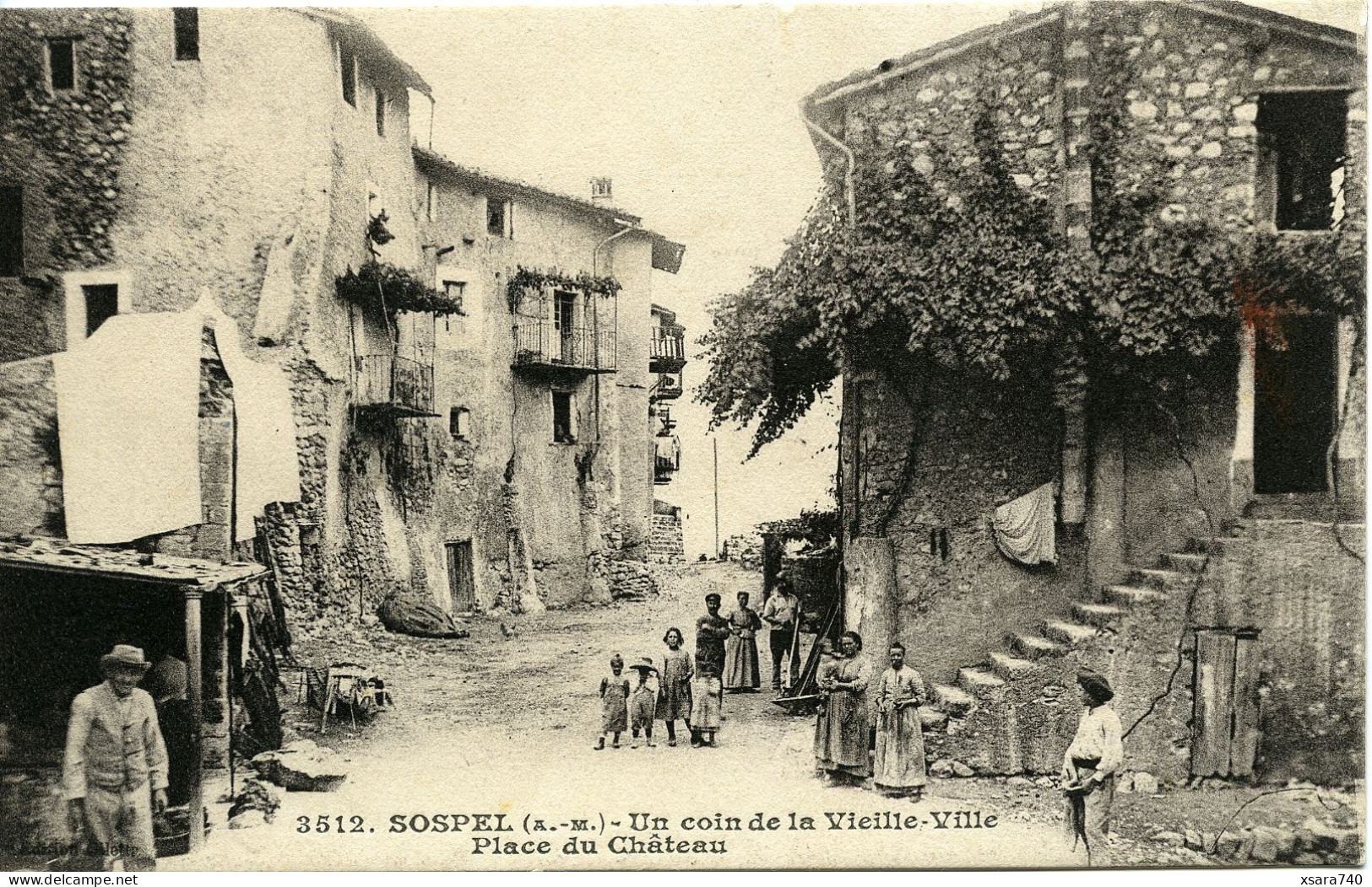 Sospel Place Du Chateau - Sospel