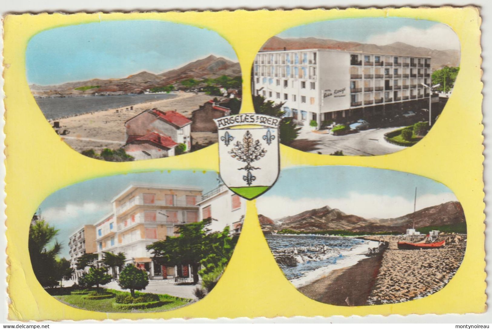 Pyrénées  Orientales   : ARGELES  Sur  MER : Vues , 1963 - Argeles Sur Mer