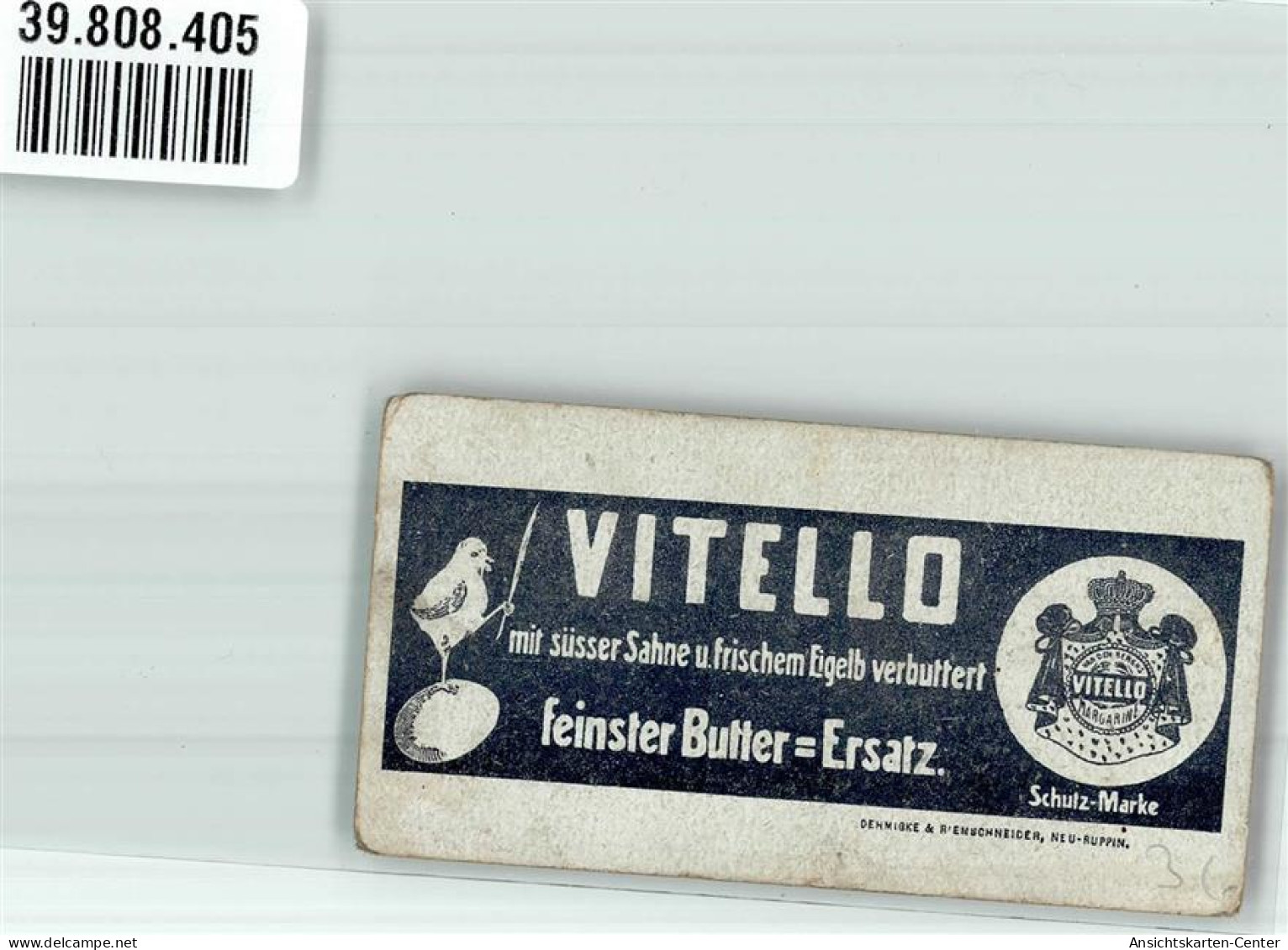 39808405 - Sign. Knoetel R. Englisches Schnellfeuergeschuetz Serie 385 A 10. Vitello Feinster Butter-Ersatz KEINE AK - Other & Unclassified