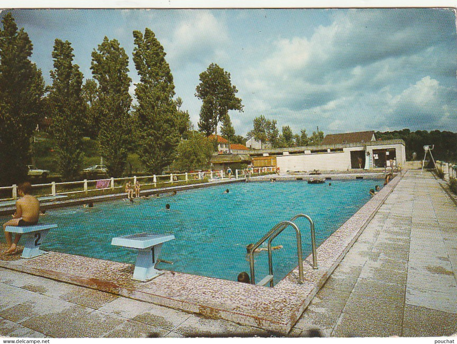 JA 12 -(77) CRECY LA CHAPELLE - LA PISCINE -  CARTE COULEURS  - 2 SCANS  - Otros & Sin Clasificación