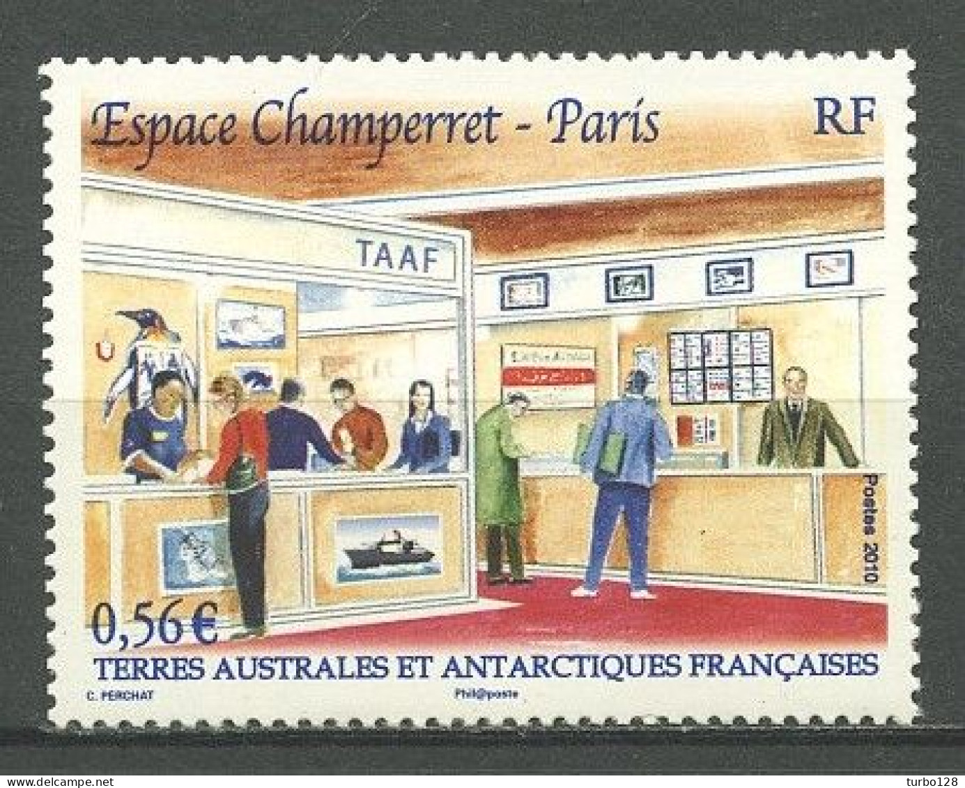 TAAF 2010 N° 576 ** Neuf MNH Superbe Espace Champerret Paris Stand Salon D'automne - Unused Stamps