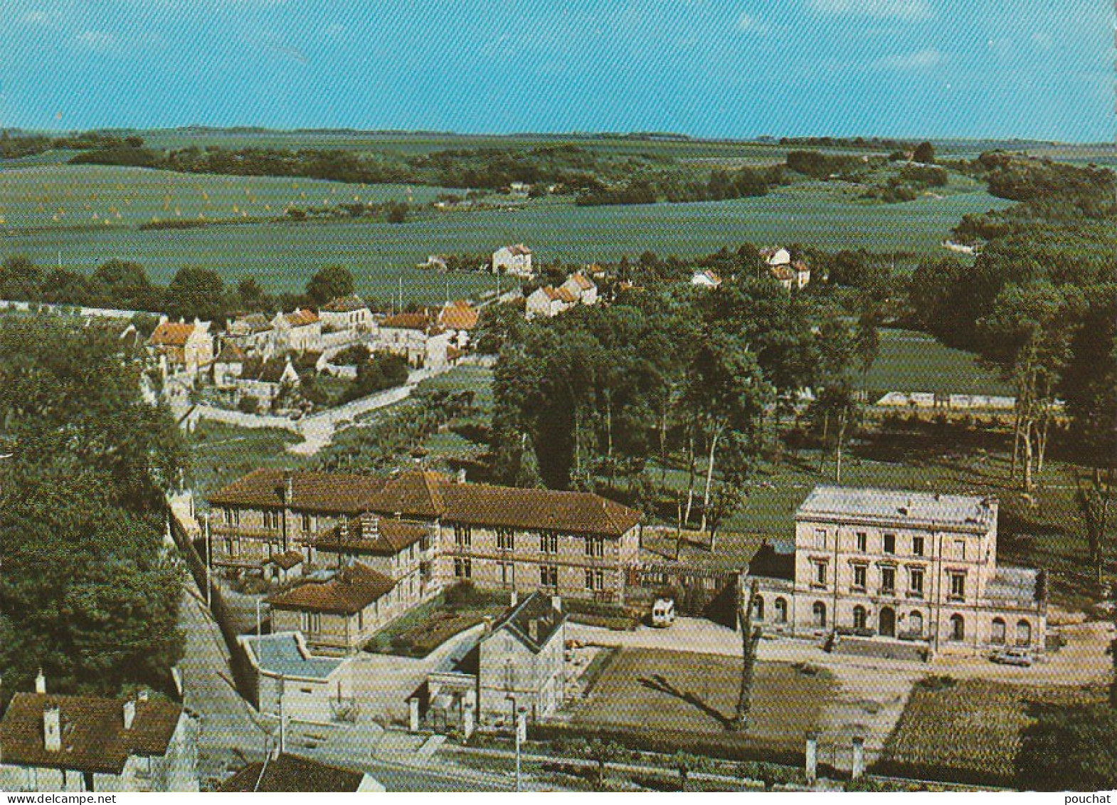 JA 13 -(77)  MARY SUR MARNE - VUE PANORAMIQUE ET LA FONDATION BORNICHE - CARTE COULEURS  - 2 SCANS  - Other & Unclassified