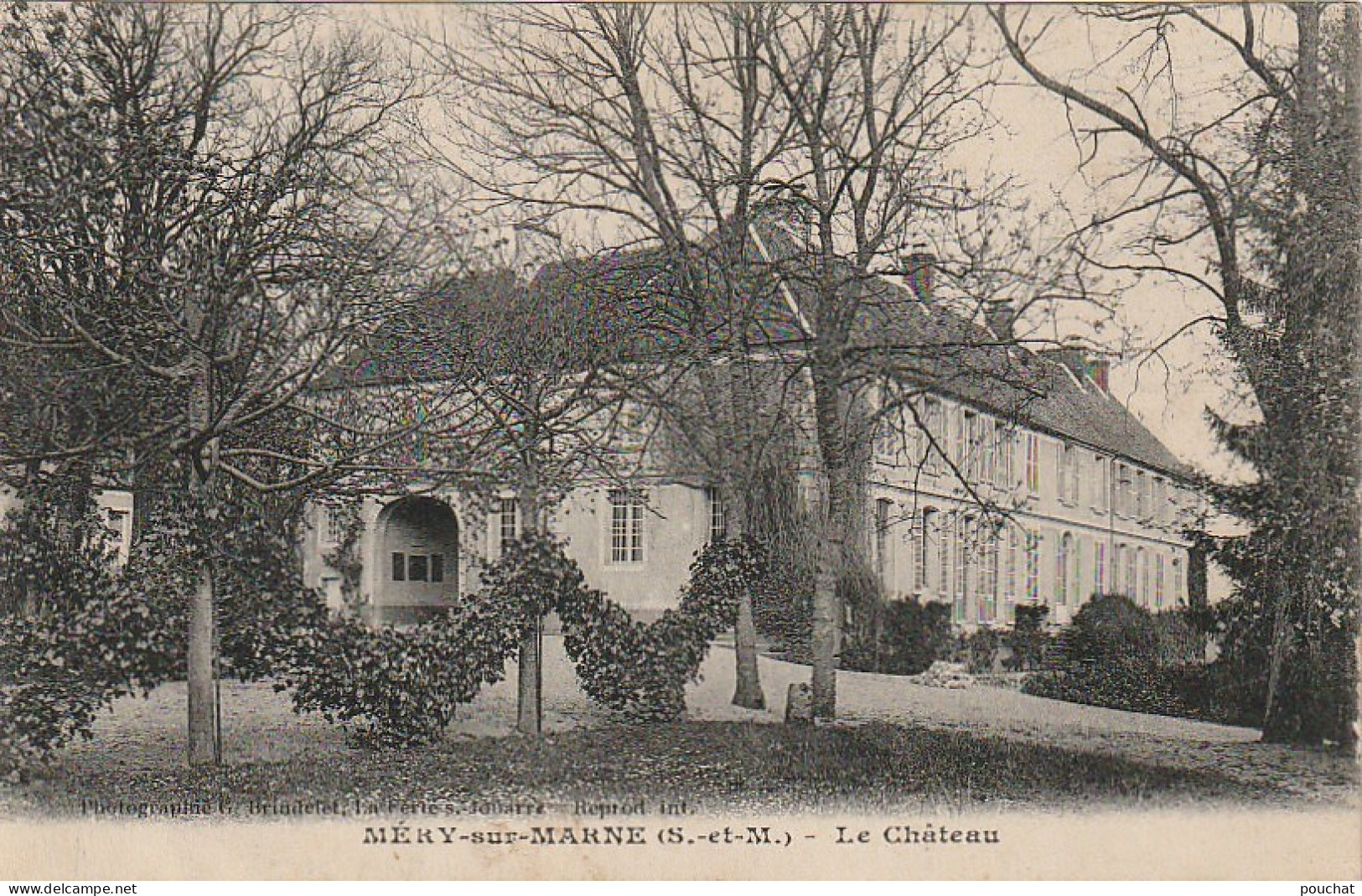 JA 14 -(77) MERY SUR MARNE - LE CHATEAU -  2 SCANS  - Autres & Non Classés