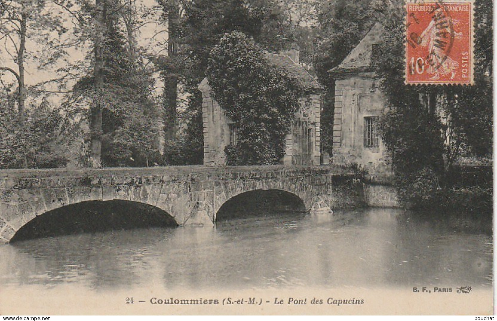 JA 14 -(77) COULOMMIERS - LE PONT DES CAPUCINS  -  2 SCANS  - Coulommiers