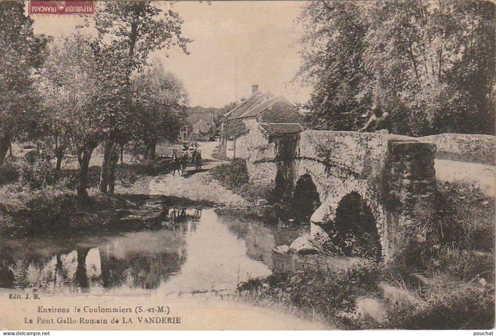 JA 15 -(77) ENVIRONS DE COULOMMIERS - LE PONT GALLO ROMAIN DE LA VANDERIE - 2 SCANS - Other & Unclassified