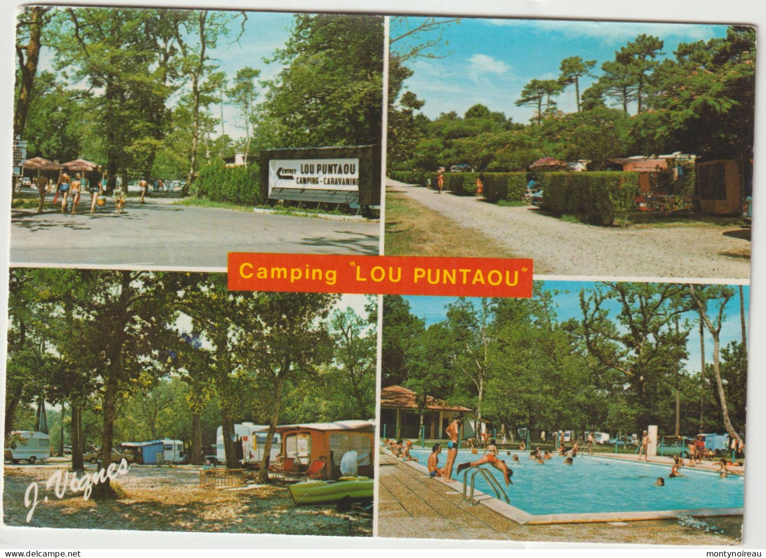 Landes : LEON : Camping Lou Puntaou , Piscine, Caravane...1978 - Other & Unclassified