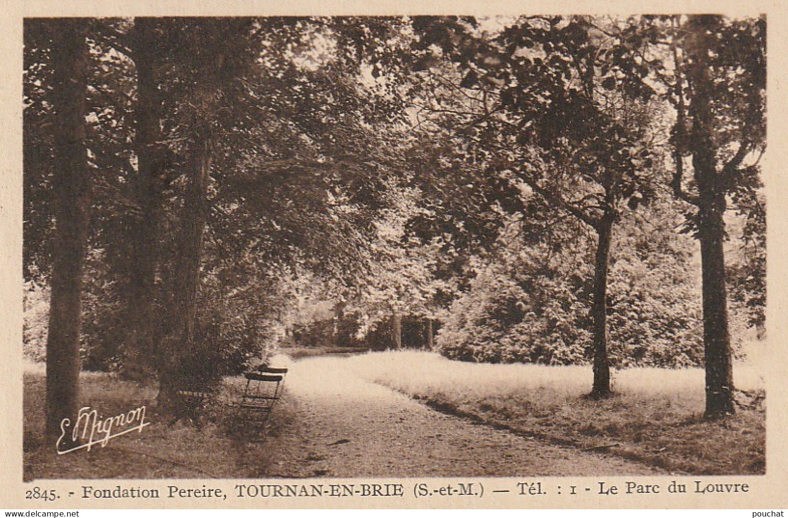 JA 16 -(77) FONDATION PEREIRE ,TOURNAN EN BRIE - LE PARC DU LOUVRE  - 2 SCANS - Tournan En Brie