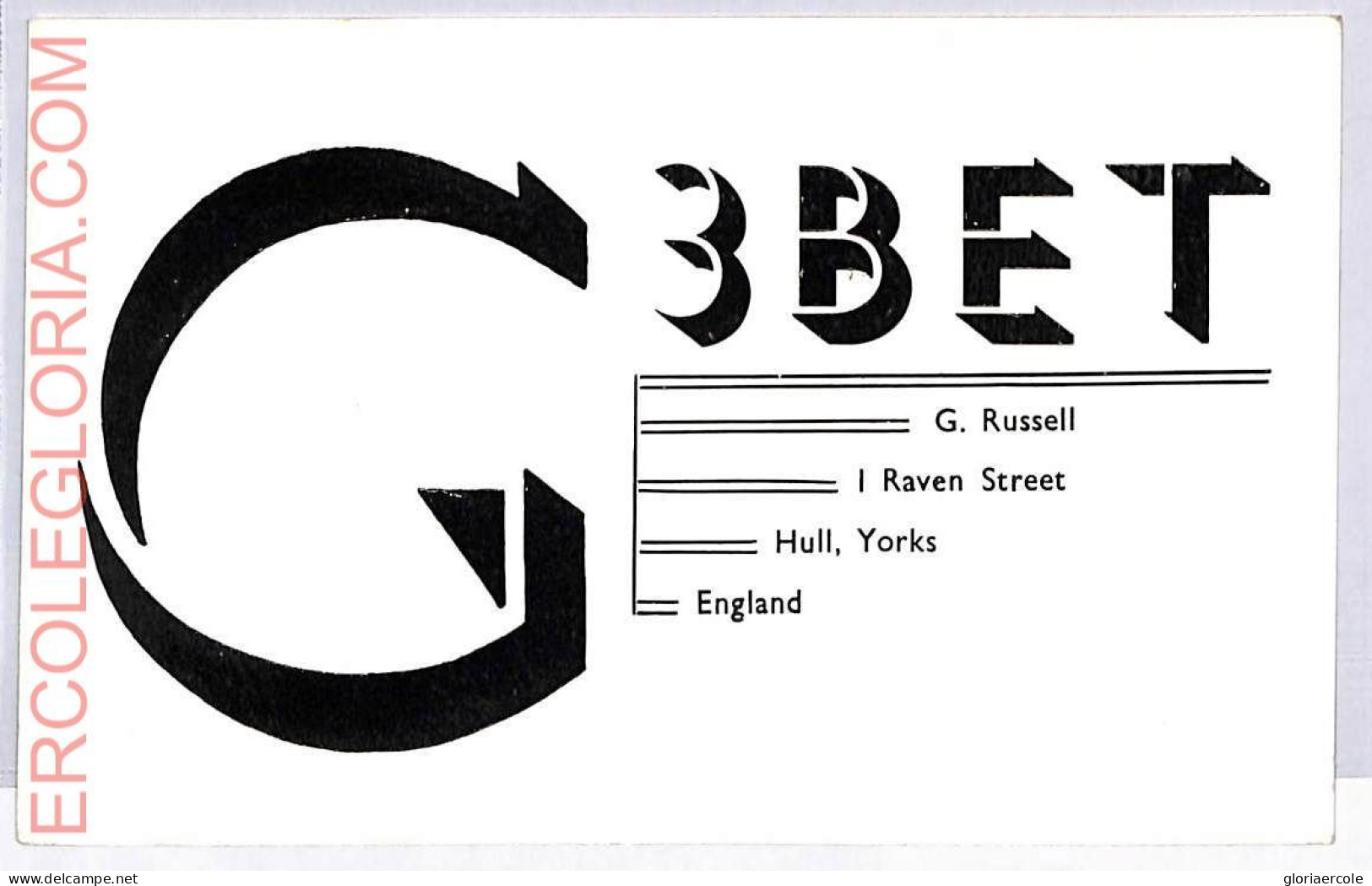 Ad9097 - GREAT BRITAIN - RADIO FREQUENCY CARD - England - 1950 - Radio