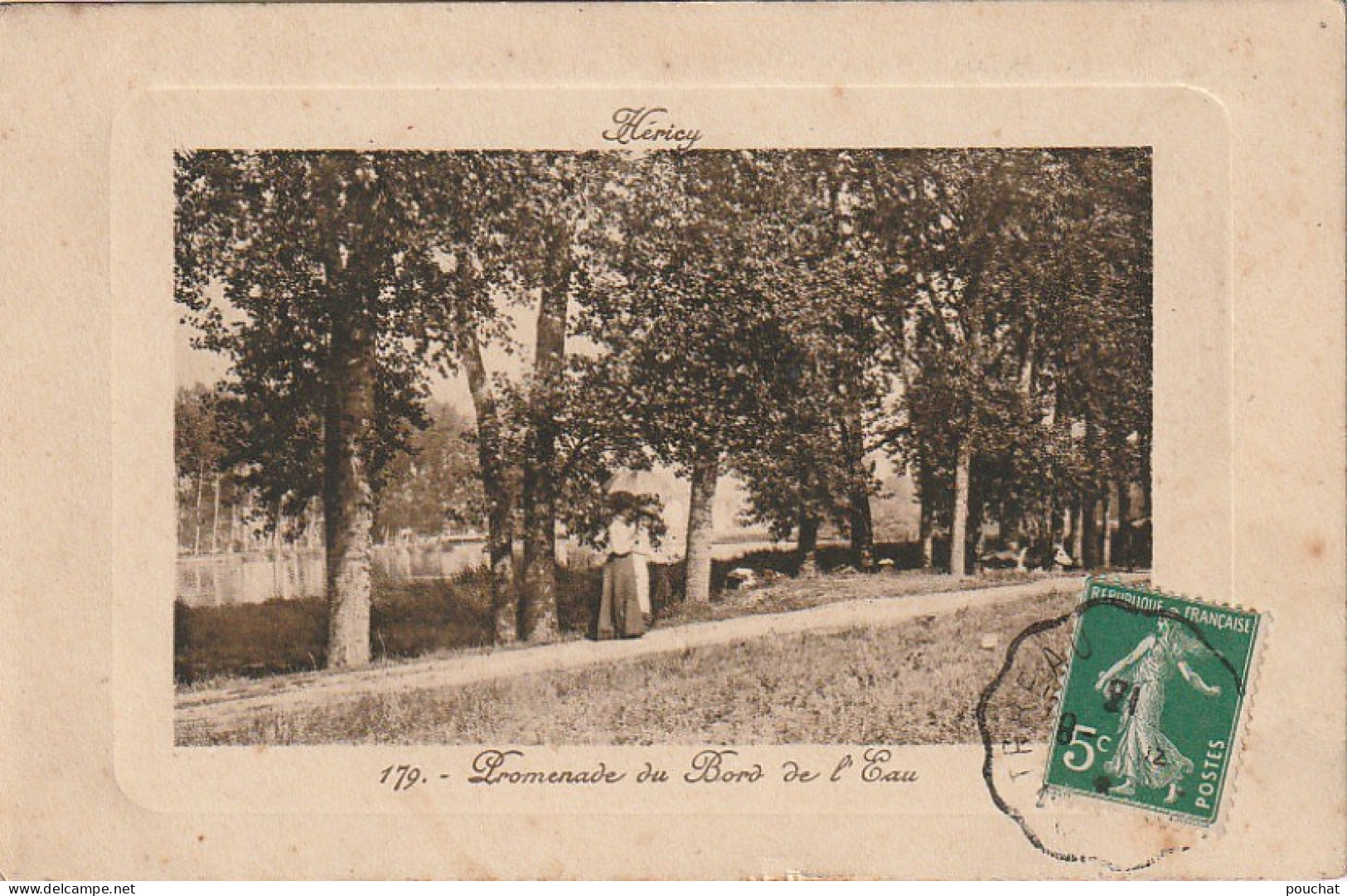 JA 17 -(77)  HERICY - PROMENADE DU BORD DE L' EAU - 2 SCANS - Autres & Non Classés