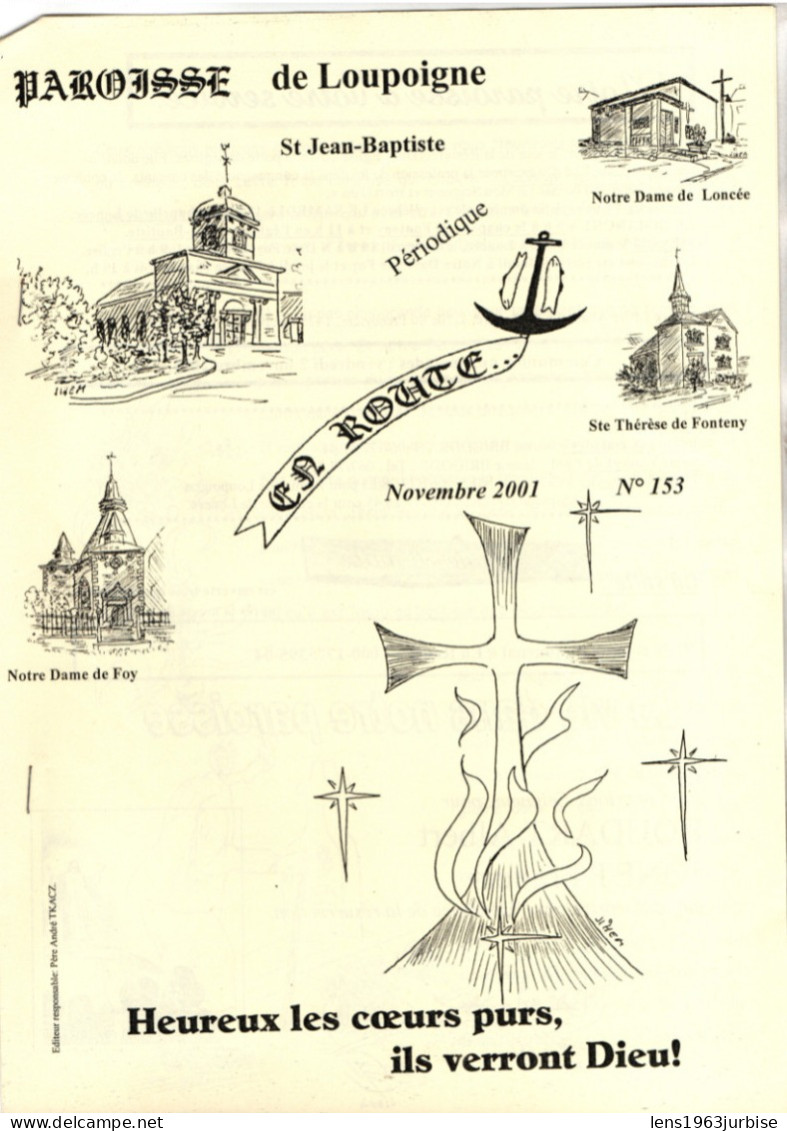 Paroisse De Loupoigne ,Novembre 2001 , N° 153 - Otros & Sin Clasificación