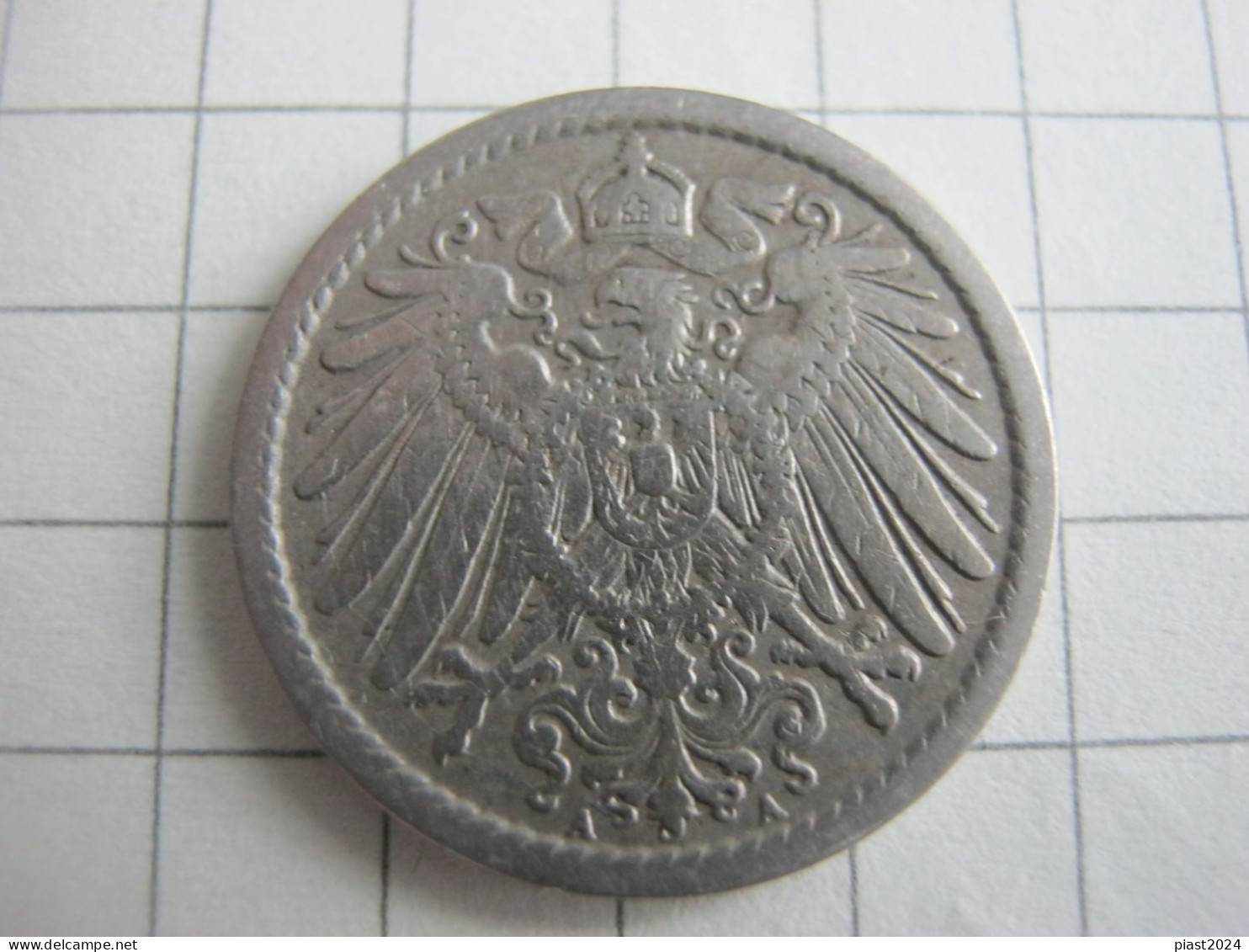 Germany 5 Pfennig 1905 A - 5 Pfennig