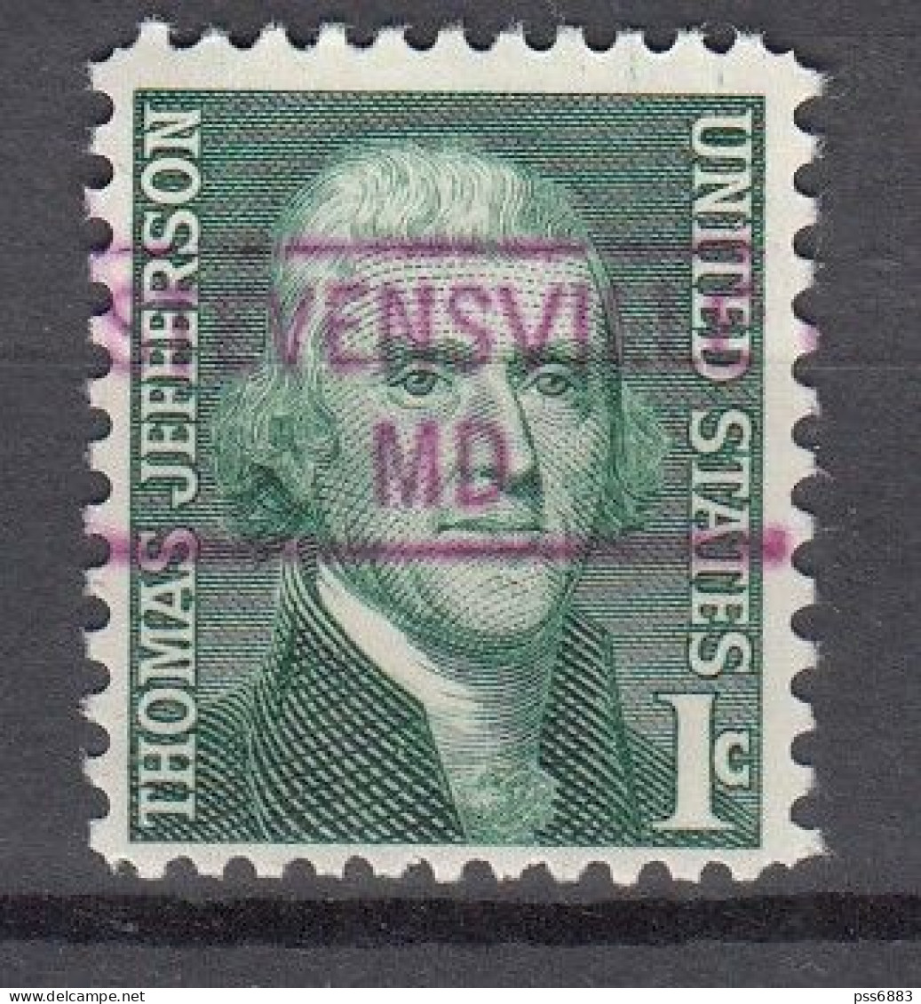 USA LOCAL Precancel/Vorausentwertung/Preo From MARYLAND - Stevensville - Type: 841 - Precancels