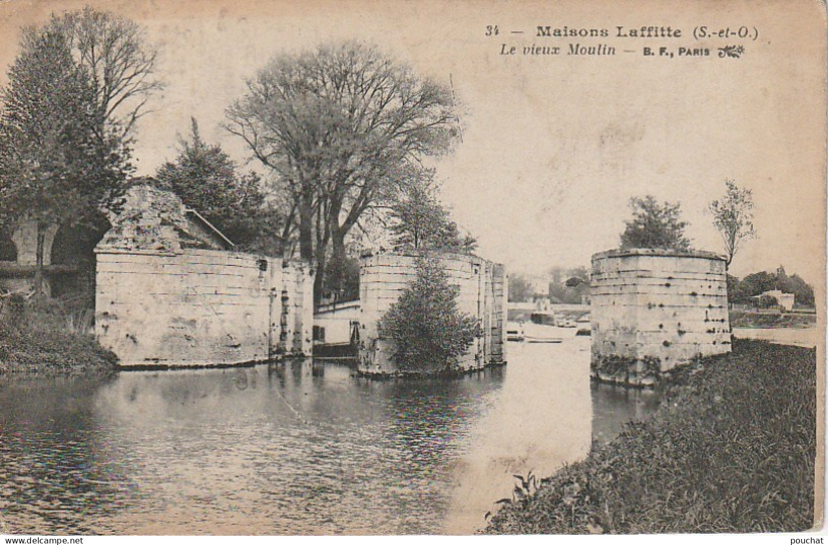 JA 19 -(78) MAISONS LAFFITTE - LE VIEUX MOULIN  - 2 SCANS - Maisons-Laffitte