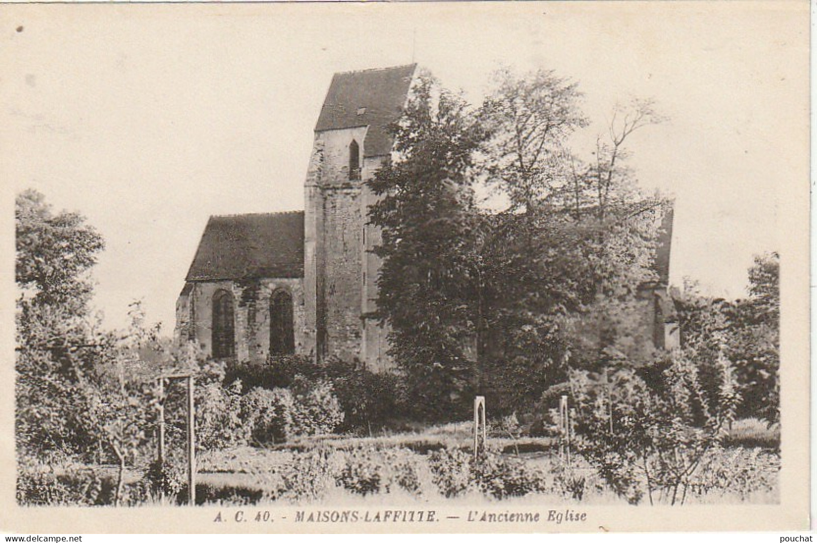 JA 19 -(78) MAISONS LAFFITTE - L ' ANCIENNE EGLISE - 2 SCANS - Maisons-Laffitte