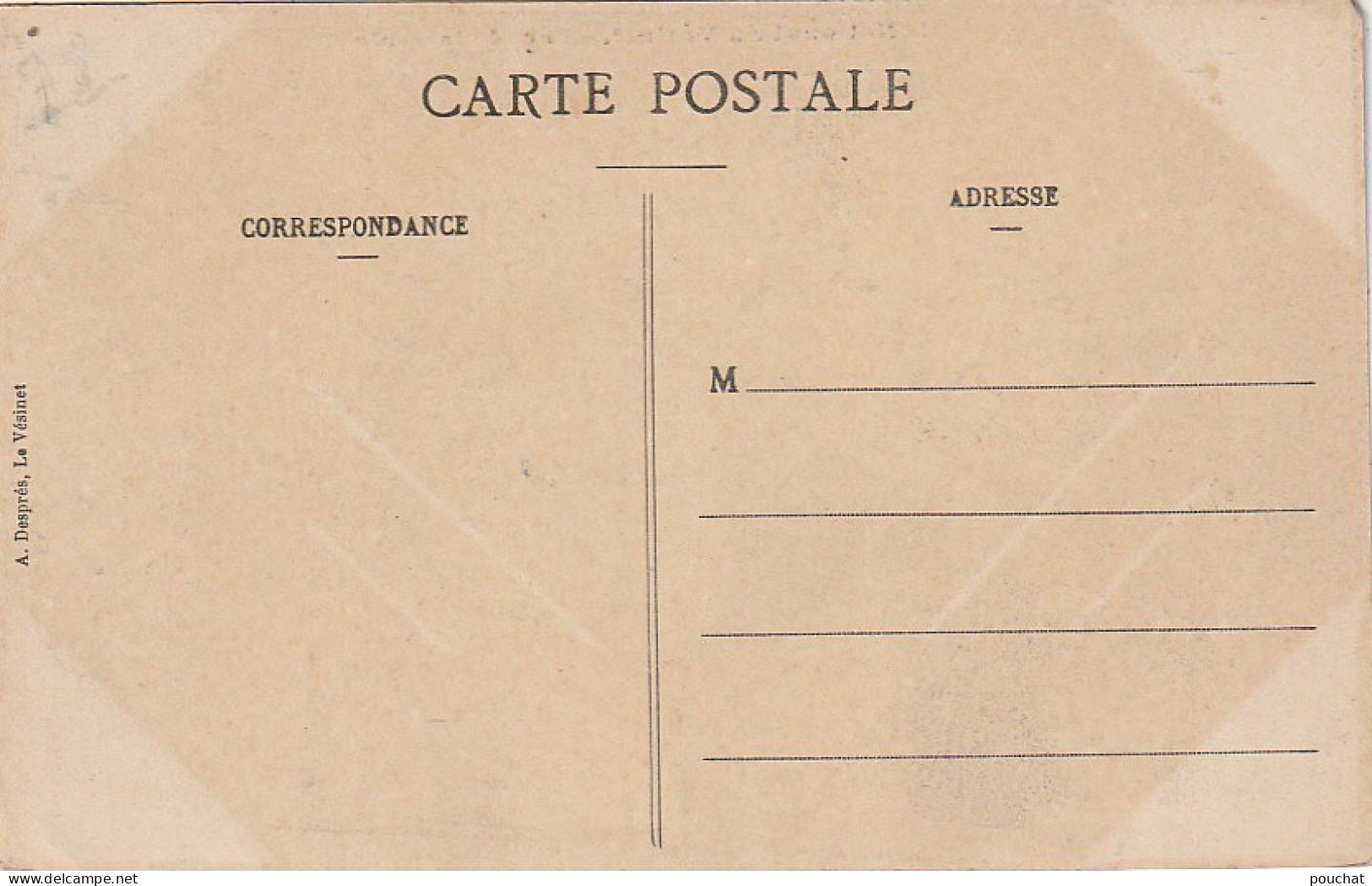 JA 20 -(78) ASILE NATIONAL DU VESINET -  FACADE LATERALE - 2 SCANS - Le Vésinet