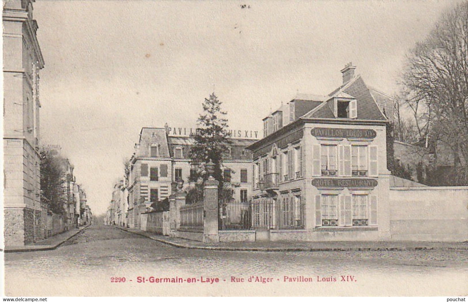 JA 20 -(78) SAINT GERMAIN EN LAYE - RUE D' ALGER - PAVILLON LOUIS XIV - 2 SCANS - St. Germain En Laye