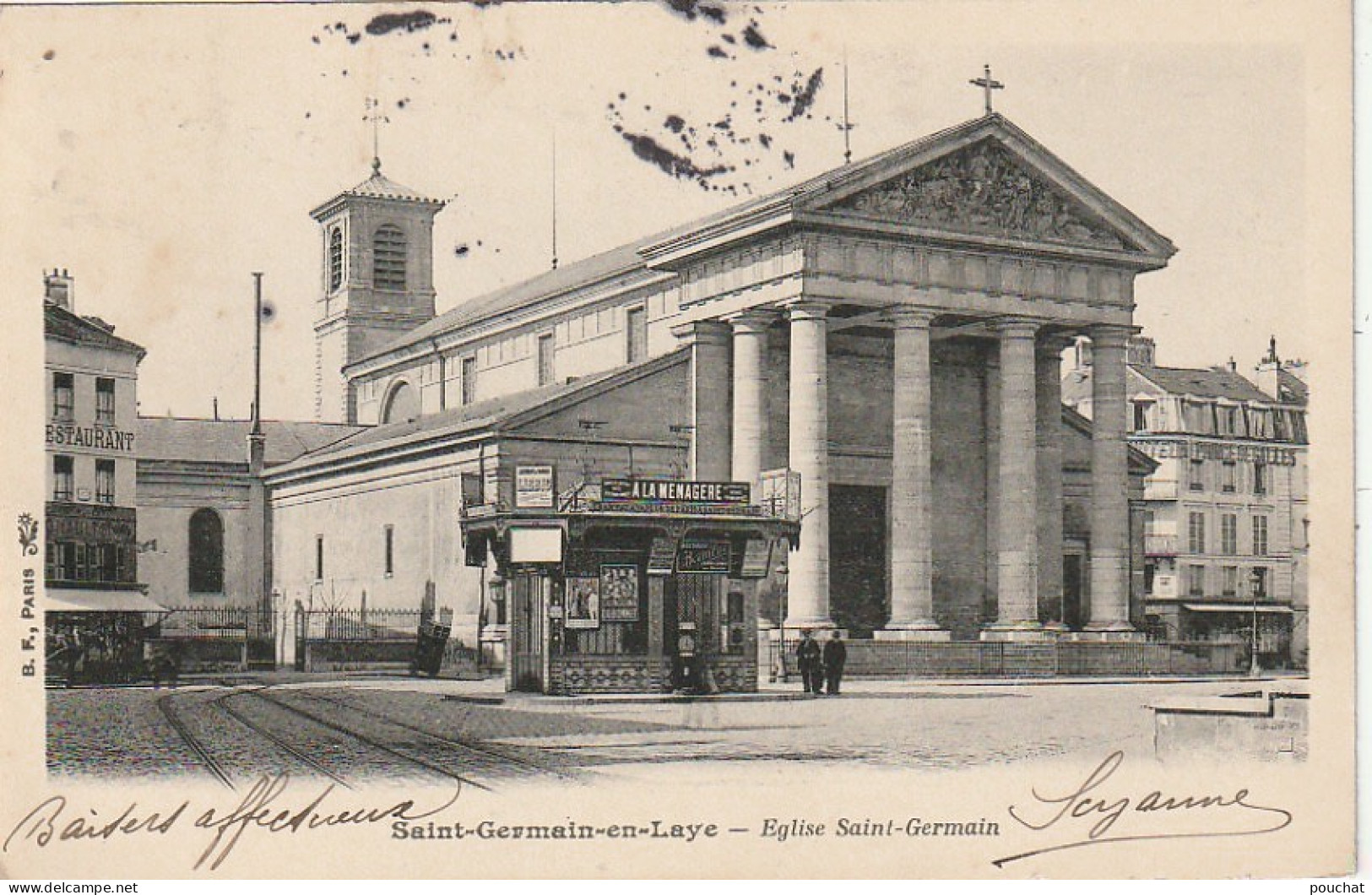 JA 20 -(78) SAINT GERMAIN  EN LAYE - EGLISE SAINT GERMAIN  - 2 SCANS - St. Germain En Laye