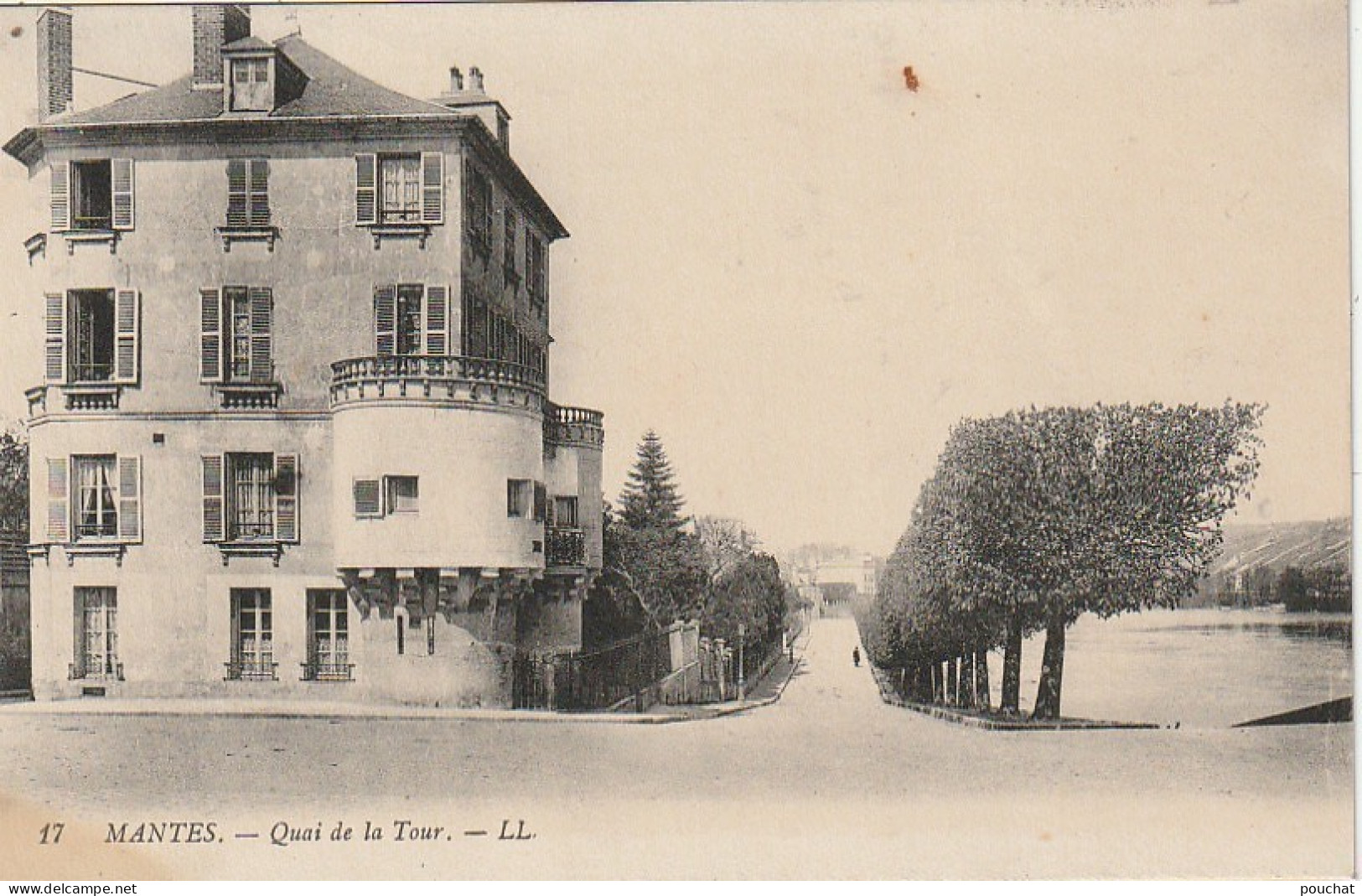 JA 20 -(78) MANTES - QUAI DE LA TOUR -  2 SCANS - Mantes La Jolie