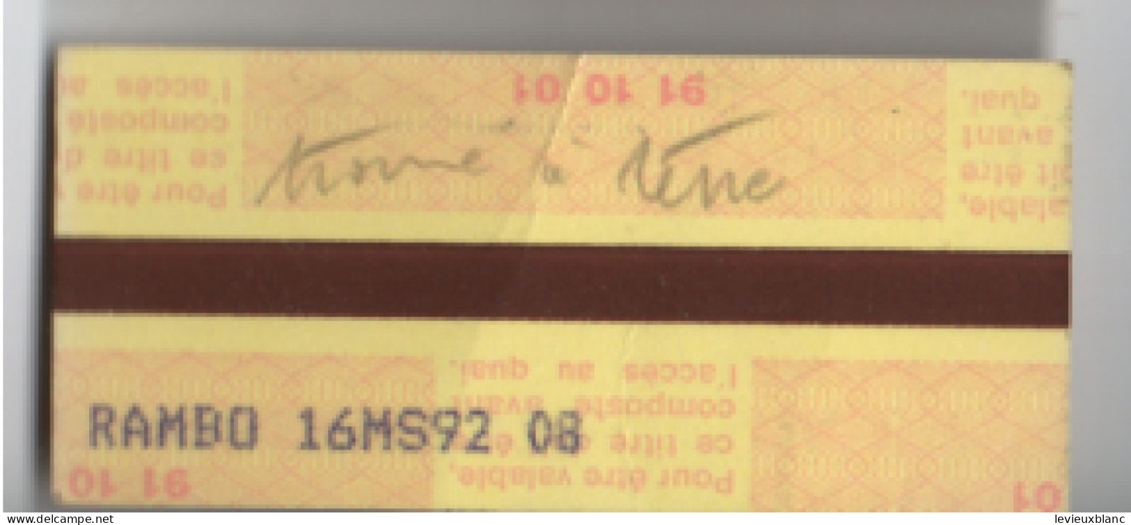 Ticket Ancien RATP  SNCF /Carte Hebdomadaire  / 2éme /Semaine Du 16 Mars / Vers 1990    TCK263 - Railway