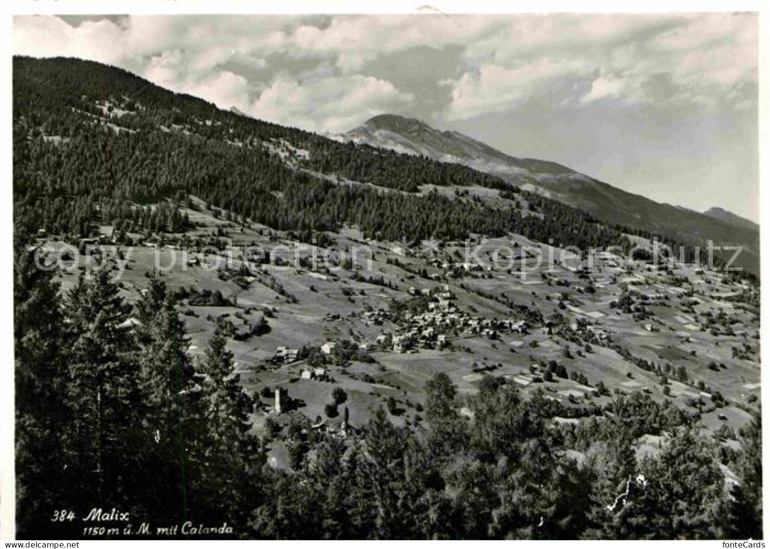 12633368 Malix Panorama Mit Calanda Glarner Alpen Malix - Autres & Non Classés