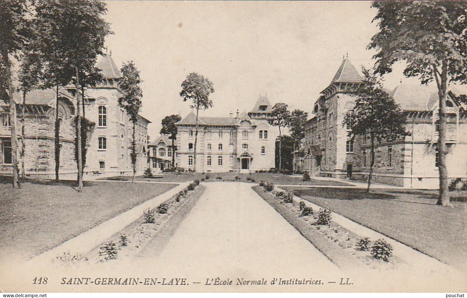 JA 21 -(78) SAINT GERMAIN EN LAYE - L ' ECOLE NORMALE D ' INSTITUTRICES  - 2 SCANS - St. Germain En Laye