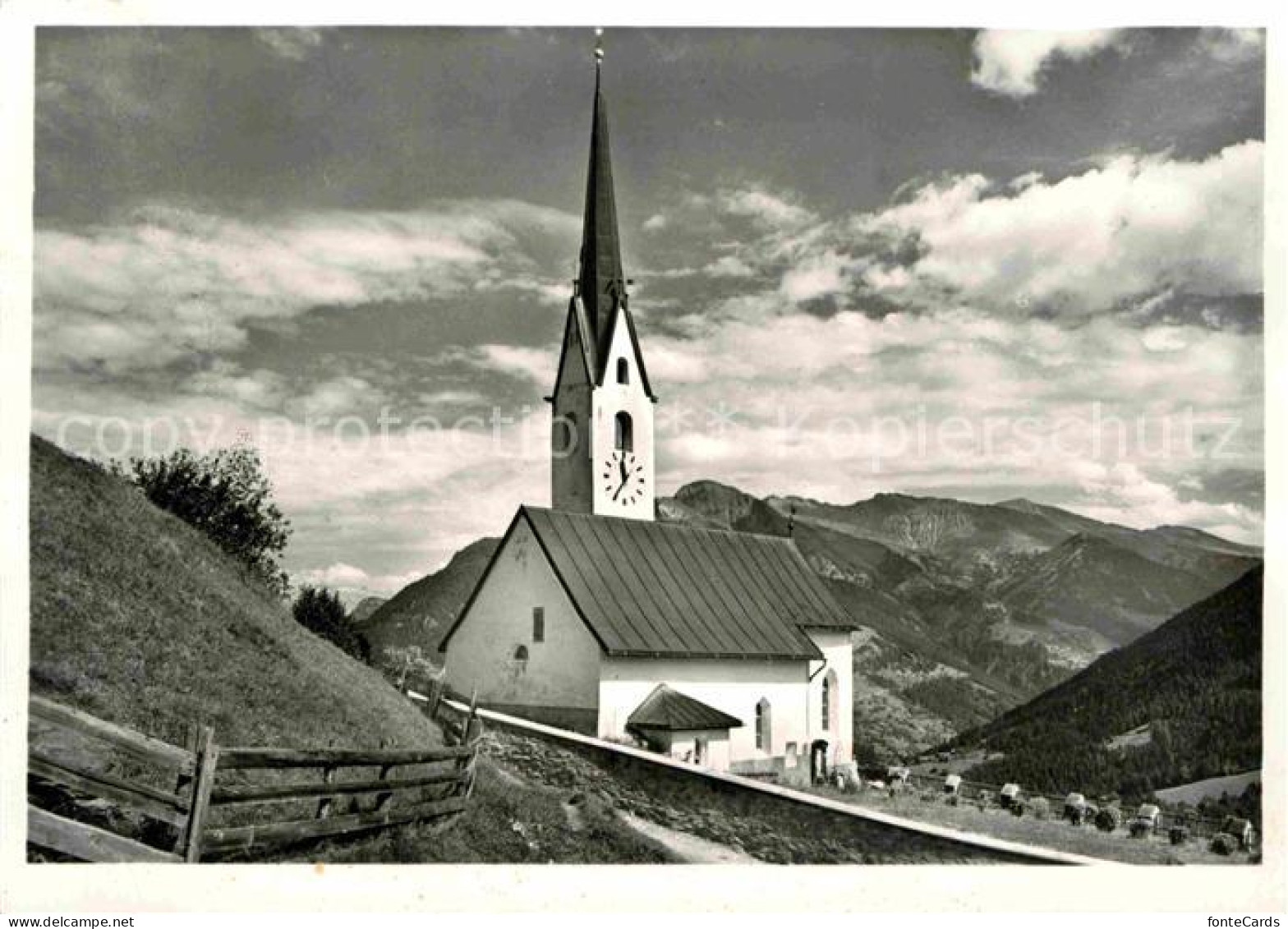 12633263 Malix Kirche Alpenpanorama Malix - Autres & Non Classés