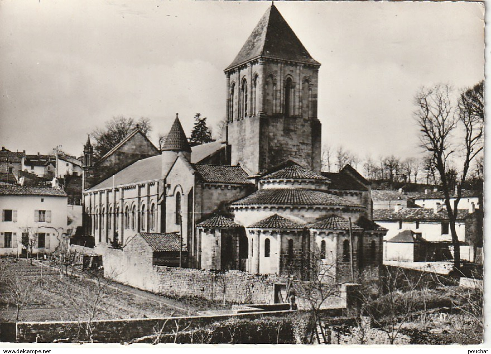 JA 22-(79) MELLE - EGLISE SAINT HILAIRE - 2 SCANS - Melle