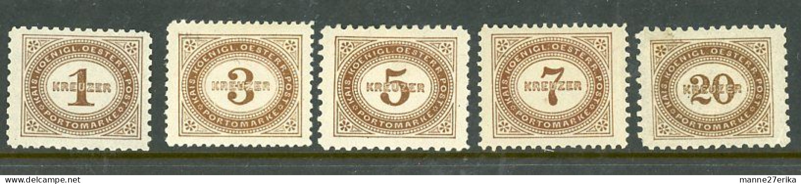 Austria MH 1894 Postage Due - Used Stamps
