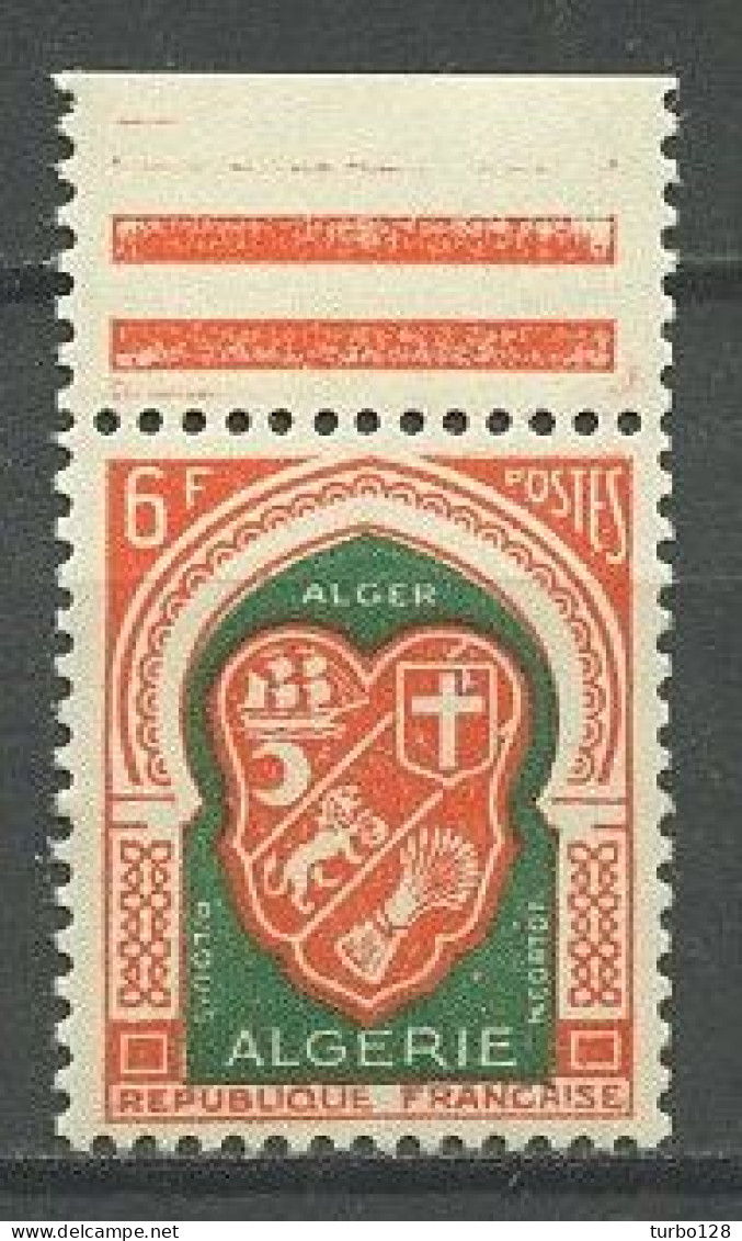 ALGERIE 1958  N° 353 ** Neuf MNH Luxe C 55 € Armoiries D' Alger Coat Of Arms - Ongebruikt