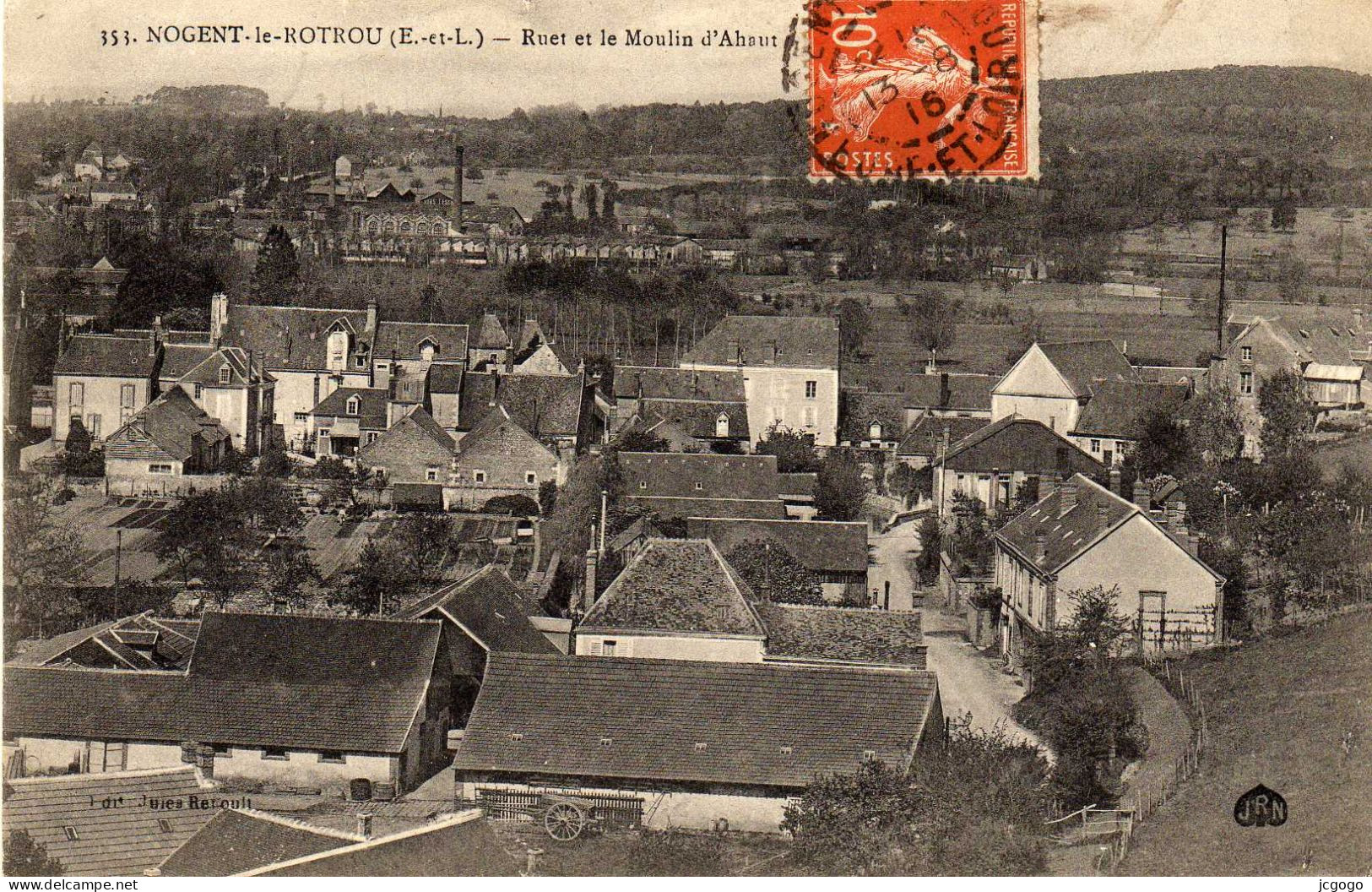 NOGENT-le-ROTROU  Ruet Et Le Moulin D'Ahaut - Nogent Le Rotrou