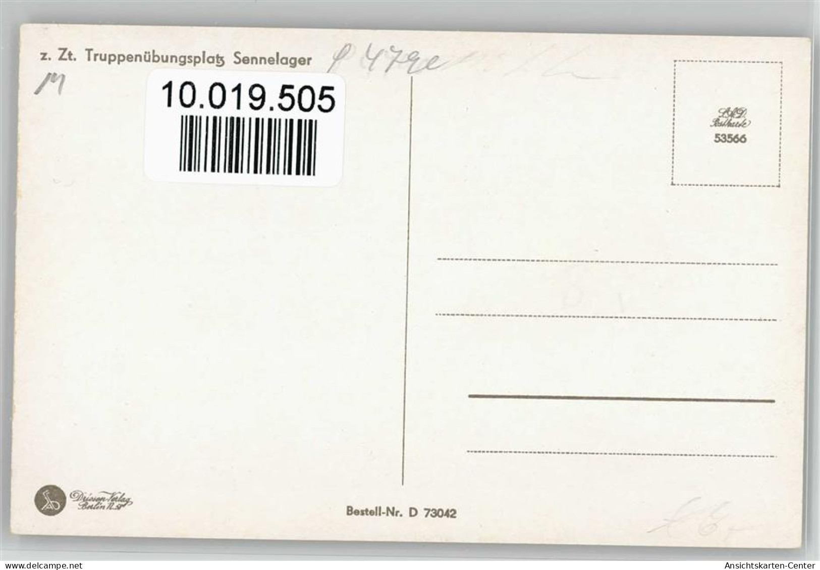 10019505 - Sennelager - Paderborn