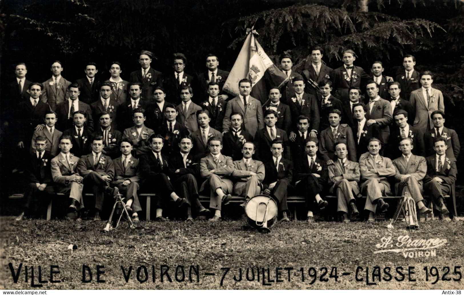 N77 - 38 - VOIRON - Isère - 7 Juillet 1924 - Classe 1925 - Voiron