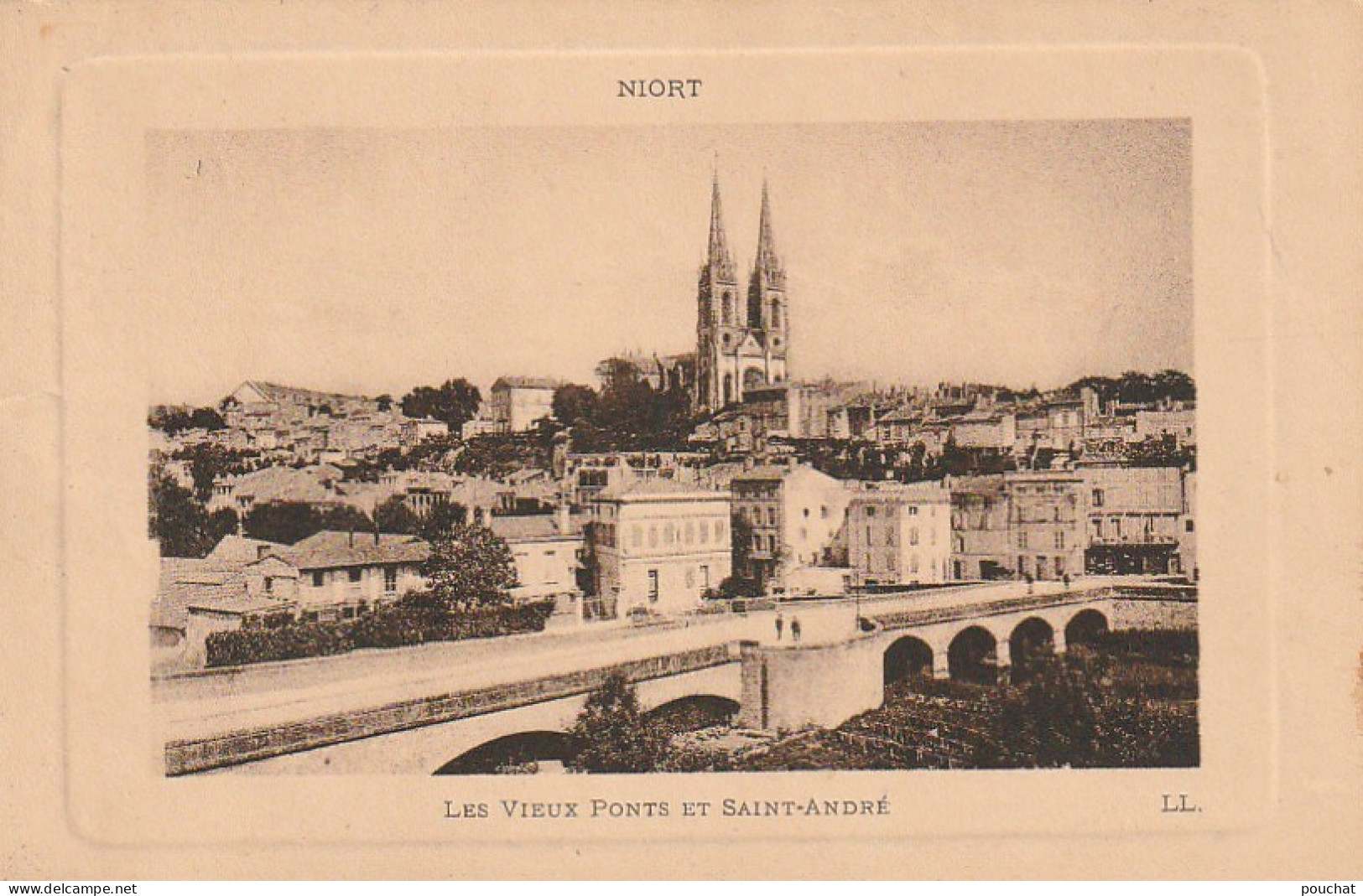 JA 24-(79) NIORT - LES VIEUX PONTS ET SAINT ANDRE  - 2 SCANS  - Niort