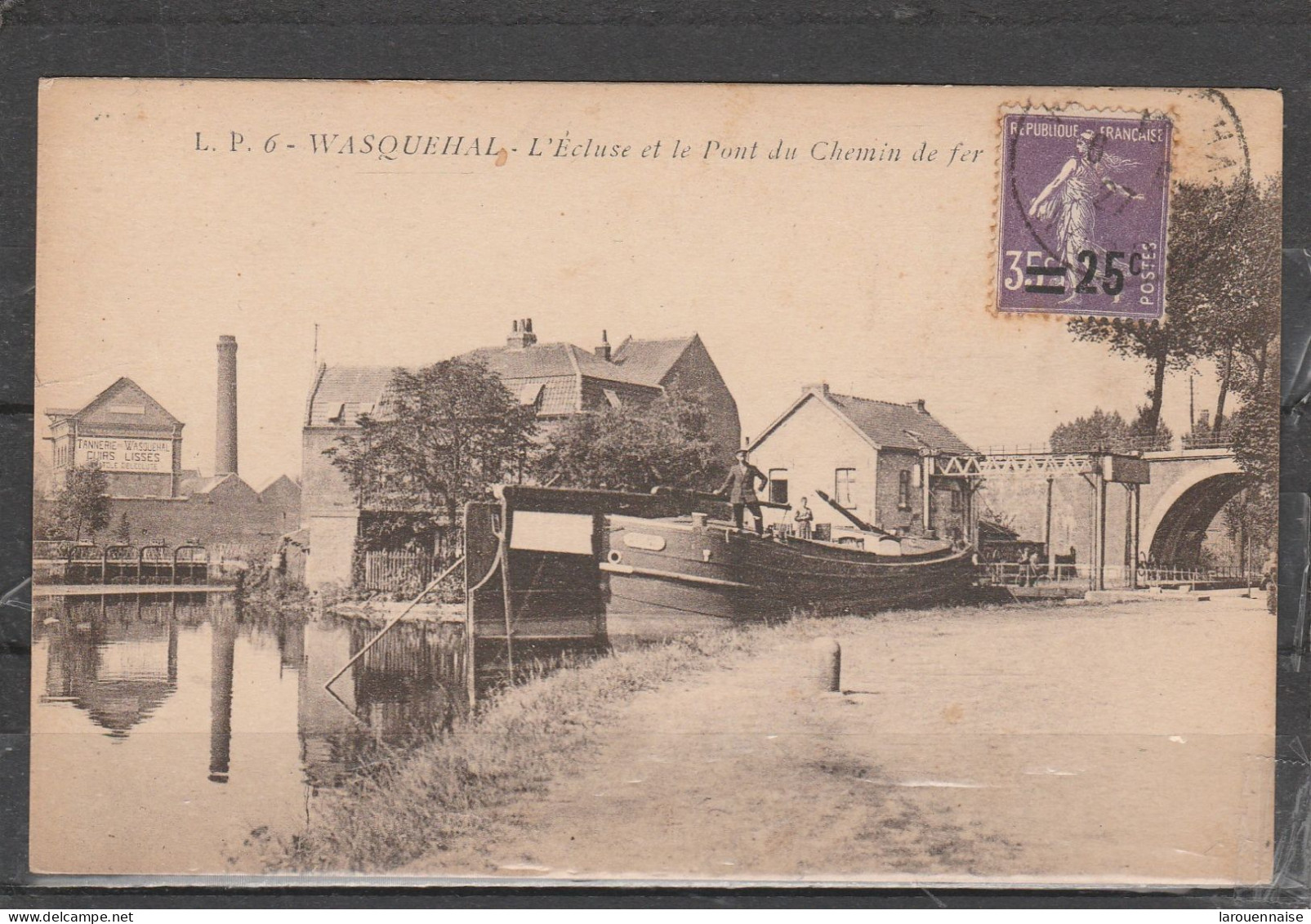 Batellerie - 59 - WASQUEHAL - L' Ecluse Et Le Pont Du Chemin De Fer - Other & Unclassified