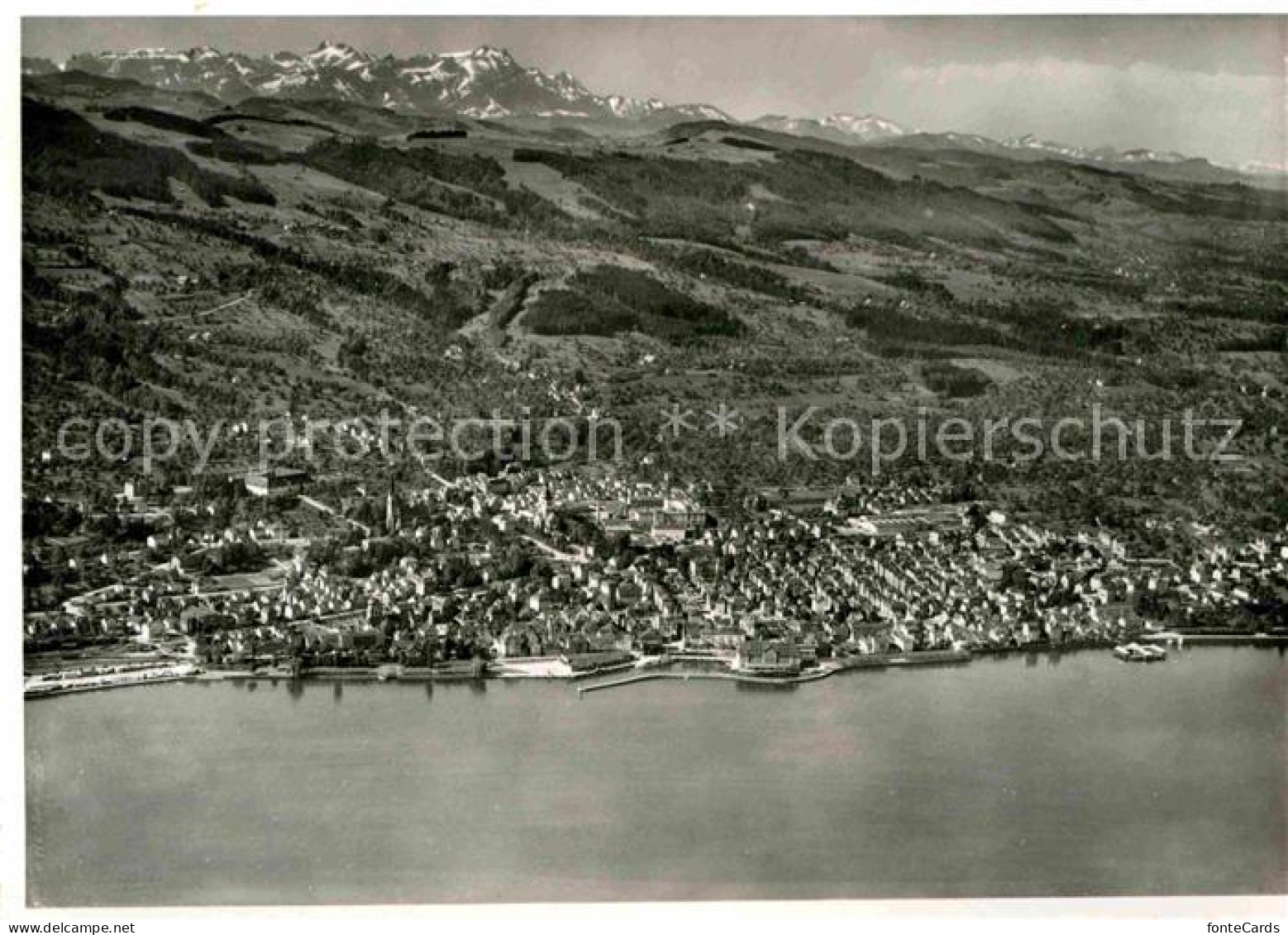 12632671 Rorschach Bodensee Blick Zum Saentis Appenzeller Alpen Fliegeraufnahme  - Other & Unclassified