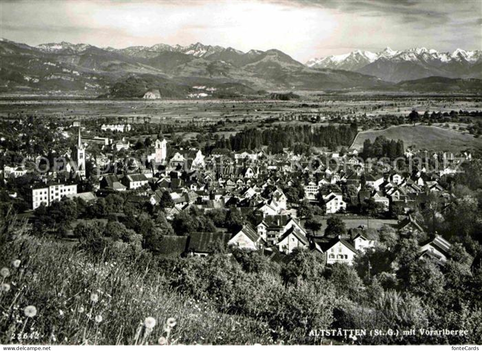 12632664 Altstaetten SG Mit Vorarlberge Alpen Altstaetten - Sonstige & Ohne Zuordnung