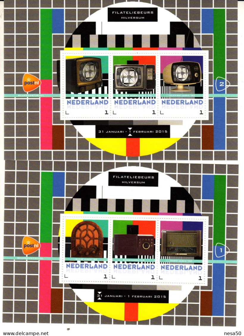 Nederland Persoonlijke Zegels, Thema: Hilversum, Radio + TV - Unused Stamps